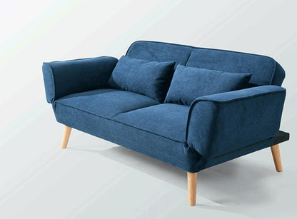 Ferreira Foldable Sofa Bed, Blue