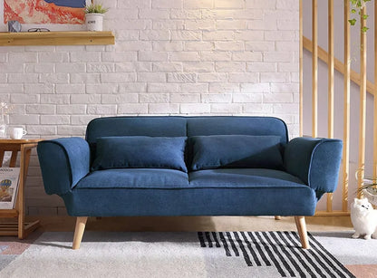 Ferreira Foldable Sofa Bed, Blue