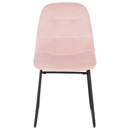 Athens round dining table with pink lukas chairs