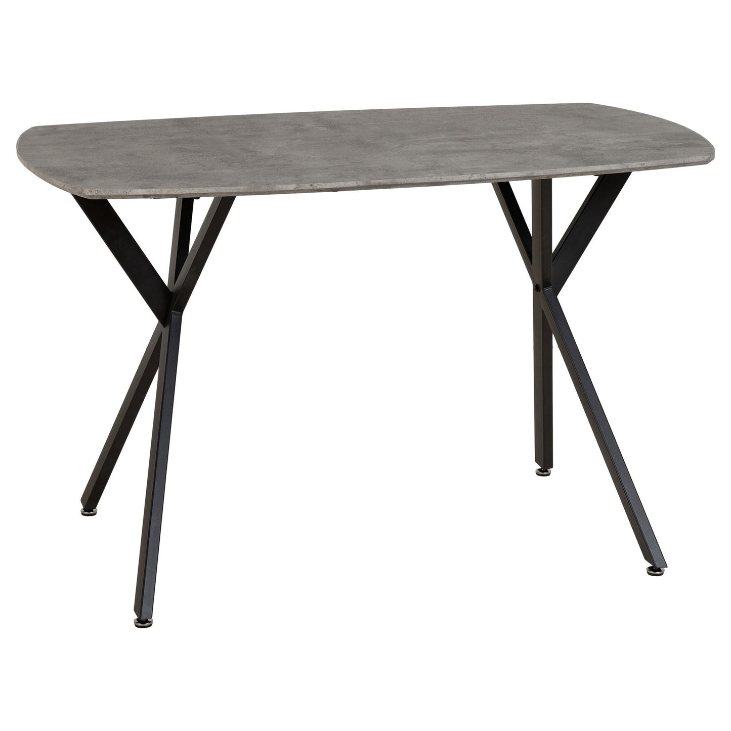 Athens Concrete Effect Rectangular Dining set with Emerald Green  Lukas Chairs