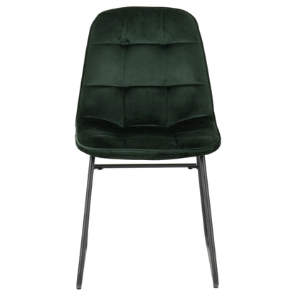 Athens Concrete Effect Rectangular Dining set with Emerald Green  Lukas Chairs
