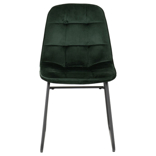 Athens Concrete Effect Rectangular Dining set with Emerald Green  Lukas Chairs