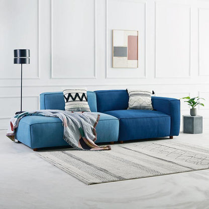 Chul Two Seater Sofa, Modular Sofa, Blue