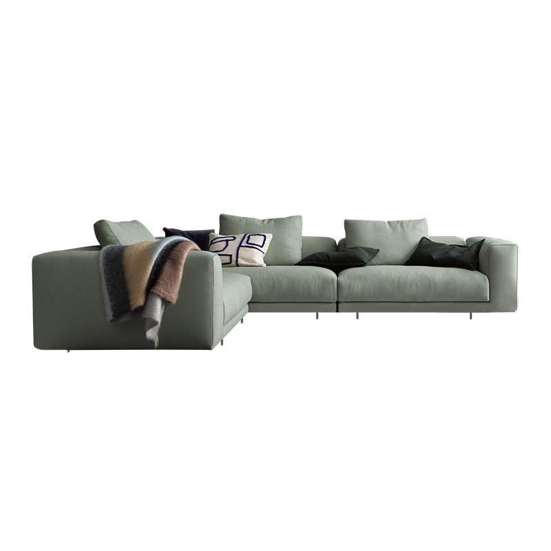 Goswell Two Seater, Three Seater Corner Sofa, Green