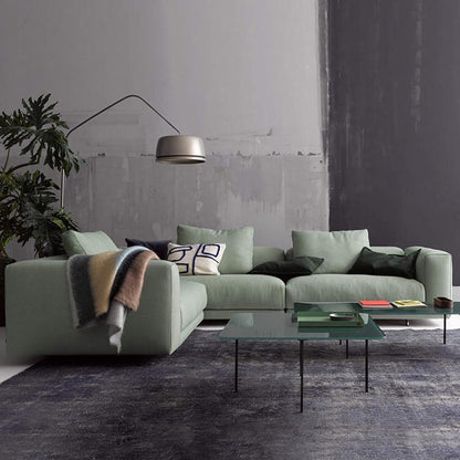 Goswell Two Seater, Three Seater Corner Sofa, Green