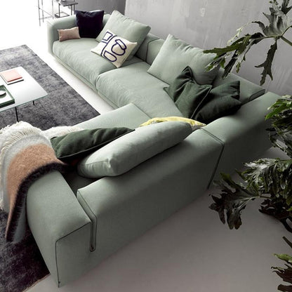 Goswell Two Seater, Three Seater Corner Sofa, Green