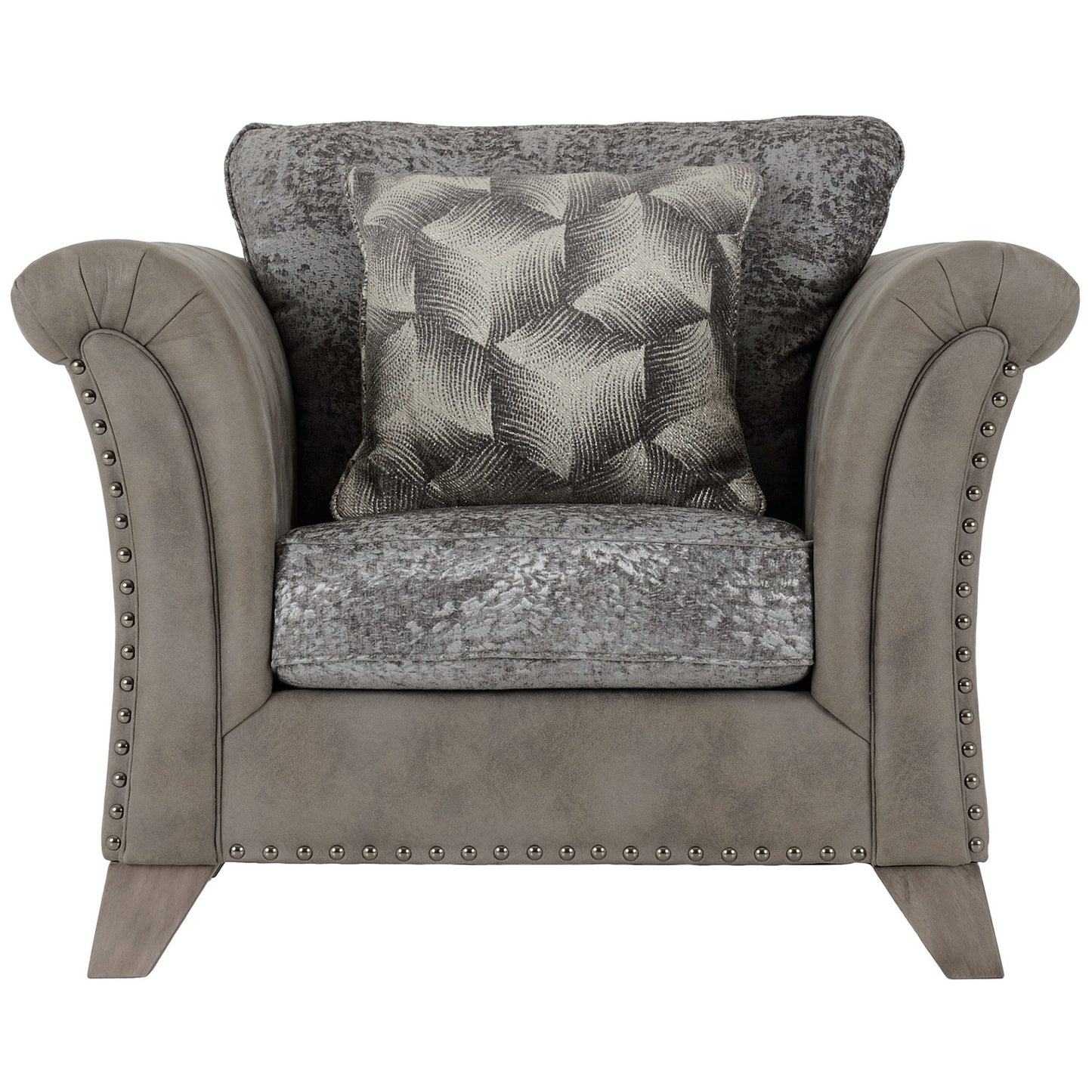Grace Chair-Silver Grey Fabric