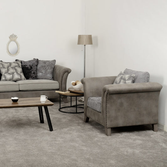 Grace Chair-Silver Grey Fabric